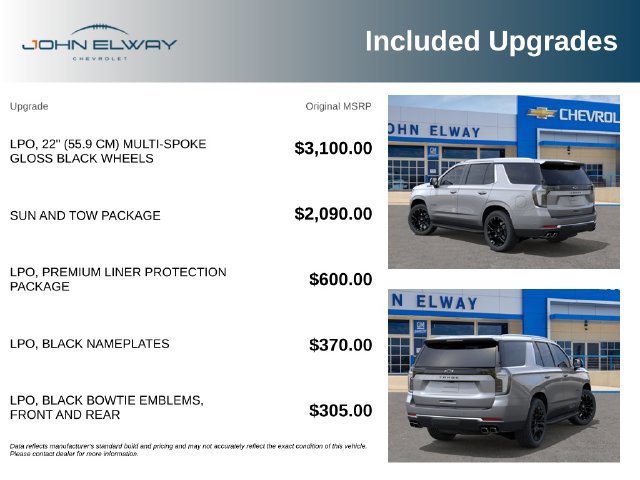 New 2027 Chevrolet Tahoe High Country w/ Sun And Tow Package AWD/4WD image 2