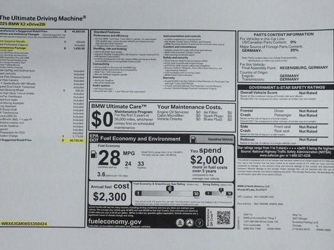 Used 2025 BMW X2 xDrive28i image 45