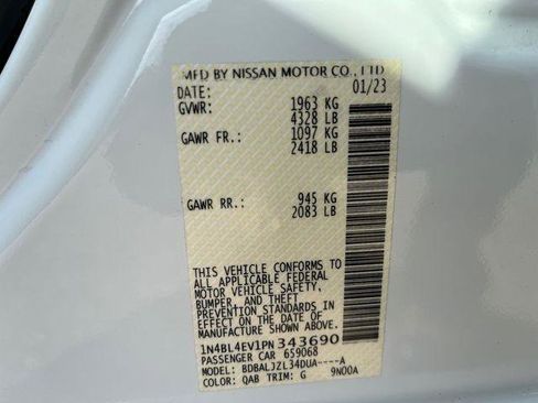 Used 2023 Nissan Altima 2.5 SL FWD image 12