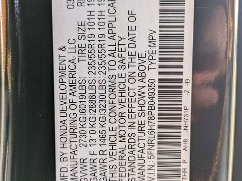 Certified 2023 Honda Odyssey Sport image 33