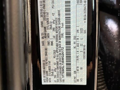 New 2025 Ford F150 Lightning Lariat image 12