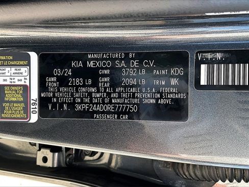 Used 2024 Kia Forte LXS w/ LXS Technology Package image 31