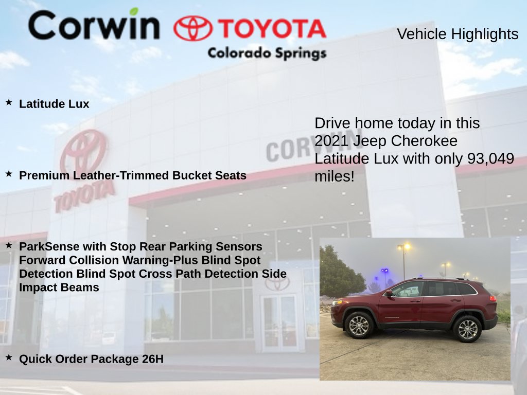 Used 2021 Jeep Cherokee Latitude Lux AWD/4WD image 6
