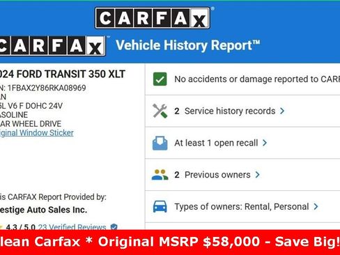 Used 2024 Ford Transit 350 XLT image 3