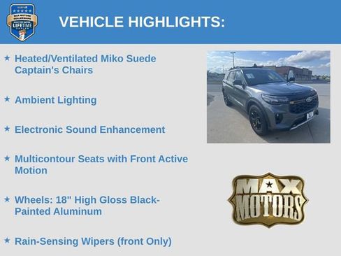 New 2026 Ford Explorer Tremor w/ Tremor Ultimate Package AWD/4WD image 16