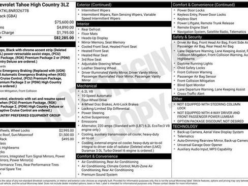 Used 2022 Chevrolet Tahoe High Country AWD/4WD image 5
