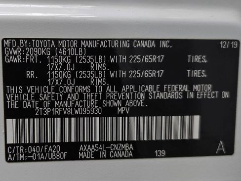 Used 2020 Toyota RAV4 XLE w/ Convenience Package AWD/4WD image 44