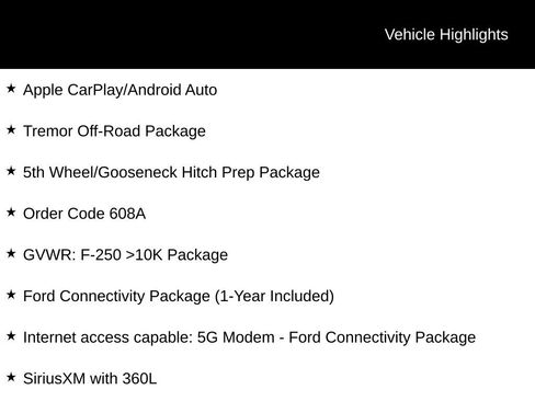 New 2026 Ford F250 Lariat w/ Tremor Off-Road Package image 7