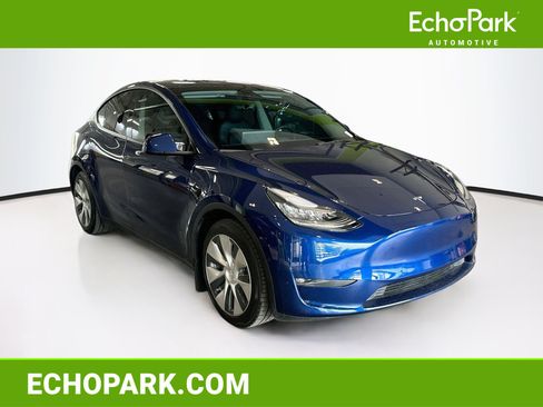 Used 2021 Tesla Model Y Long Range AWD/4WD image 1