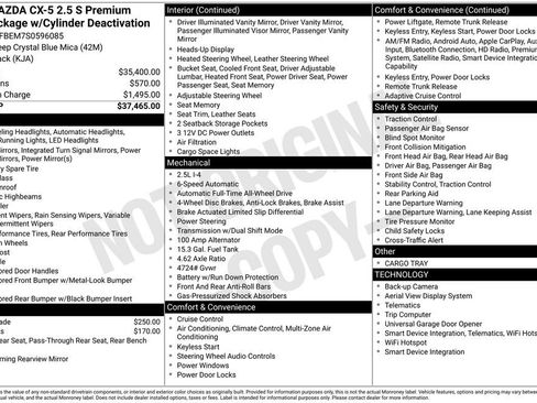 Used 2025 MAZDA CX-5 AWD 2.5 S w/ Premium Plus Pkg image 26