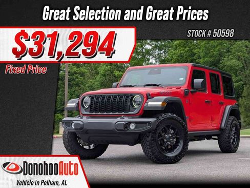 Used 2025 Jeep Wrangler Unlimited Sport S 4xe AWD/4WD image 1