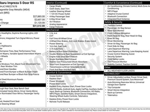 Used 2024 Subaru Impreza RS image 35