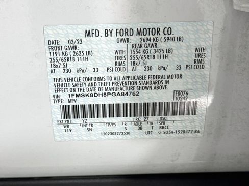 Used 2023 Ford Explorer XLT w/ Equipment Group 202A AWD/4WD image 47