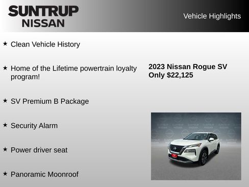 Used 2023 Nissan Rogue SV w/ SV Premium B Package FWD image 8