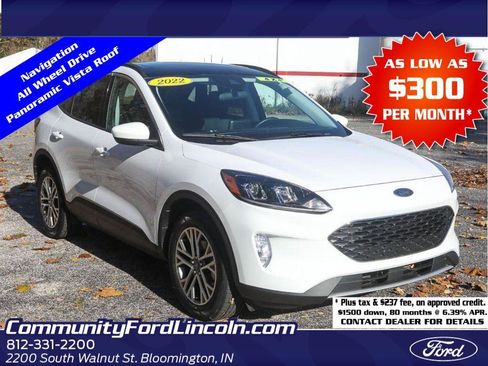Used 2022 Ford Escape SEL AWD/4WD image 1