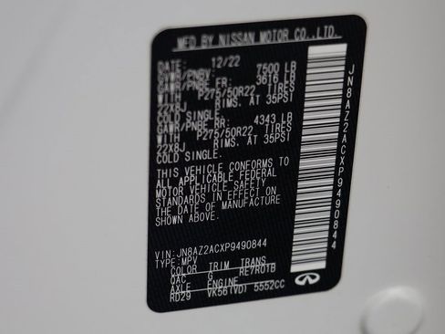 Used 2023 INFINITI QX80 Premium Select w/ Cargo Package image 24