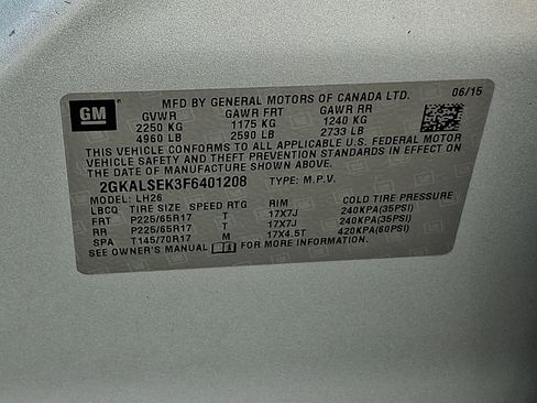 Used 2015 GMC Terrain SLT FWD image 26