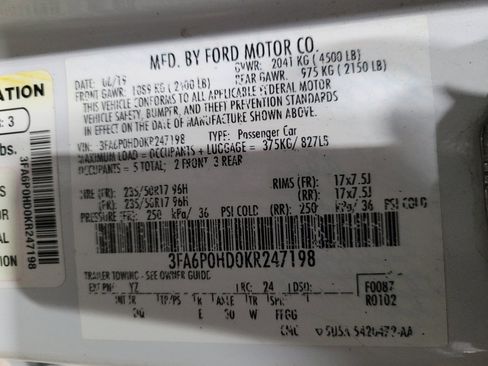 Used 2019 Ford Fusion SE FWD image 33