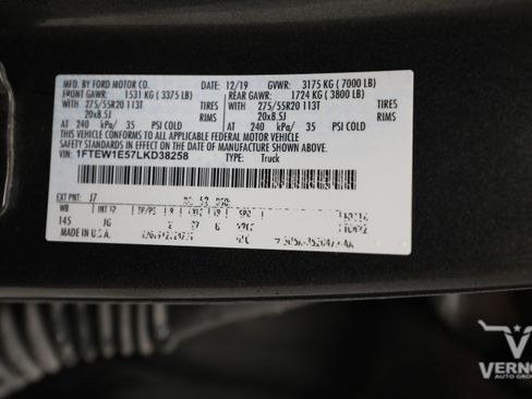 Used 2020 Ford F150 XL w/ Equipment Group 101A Mid AWD/4WD image 13