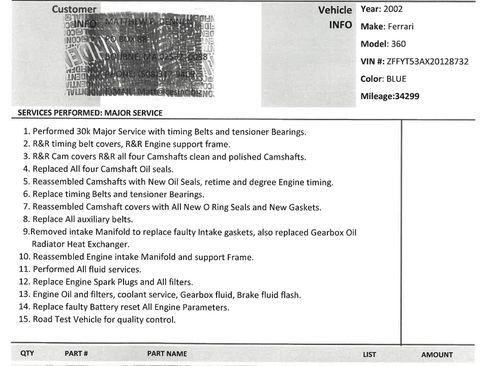 Used 2002 Ferrari 360 Spider image 62