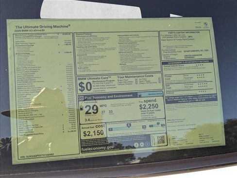 Used 2026 BMW X3 xDrive30 w/ M Sport Package image 17