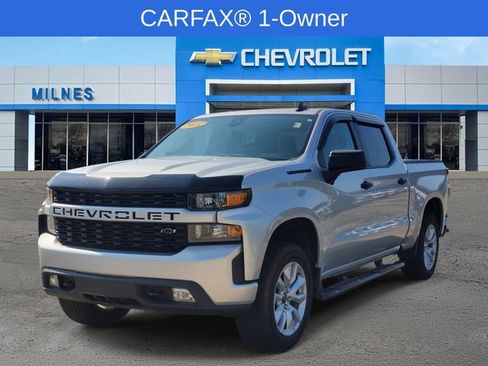 Certified 2021 Chevrolet Silverado 1500 Custom w/ LPO, Dark Essentials Package AWD/4WD image 2