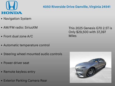 Used 2025 Genesis G70 2.5T image 17