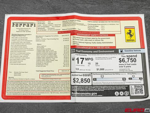 Used 2020 Ferrari 488 Pista Coupe RWD image 56