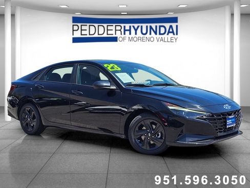 Certified 2023 Hyundai Elantra Blue w/ Cargo Package FWD image 1