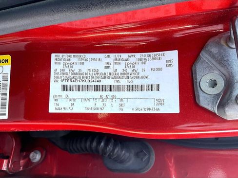 Used 2019 Ford Ranger Lariat w/ Equipment Group 501A Mid RWD image 6
