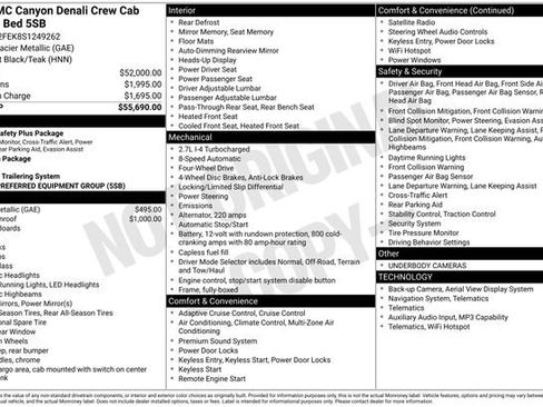 Used 2025 GMC Canyon Denali AWD/4WD image 5