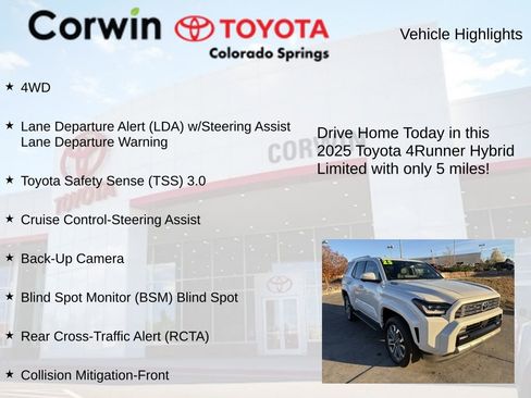 Used 2025 Toyota 4Runner 4WD image 7