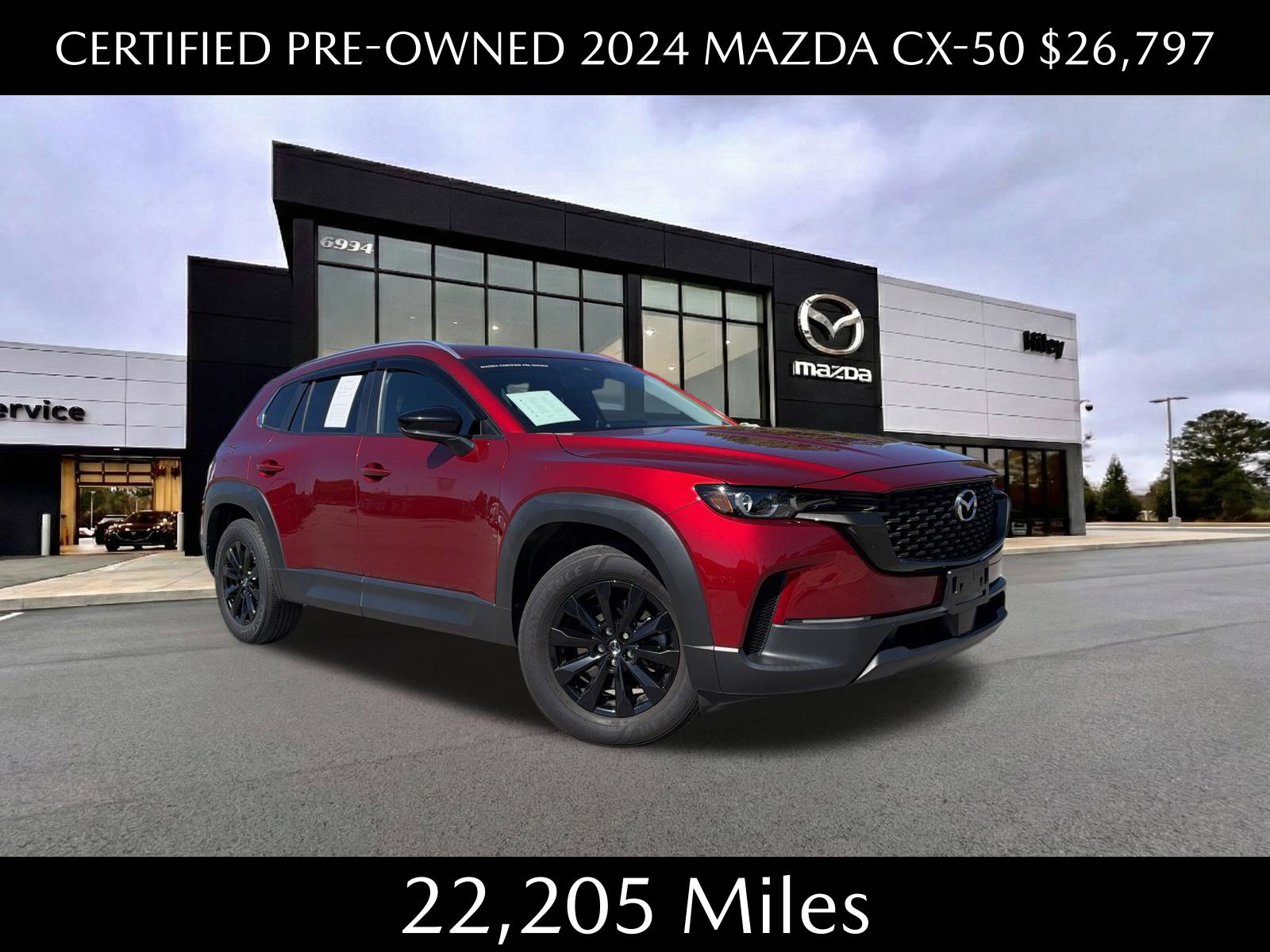 Certified 2024 MAZDA CX-50 AWD 2.5 S w/ Cargo Package 360° Tour