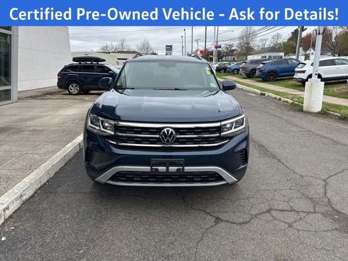 Certified 2022 Volkswagen Atlas SE w/ Black Wheel Package AWD/4WD image 3
