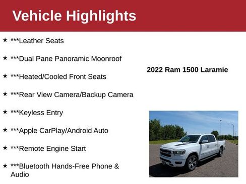 Used 2022 RAM 1500 Laramie AWD/4WD image 4