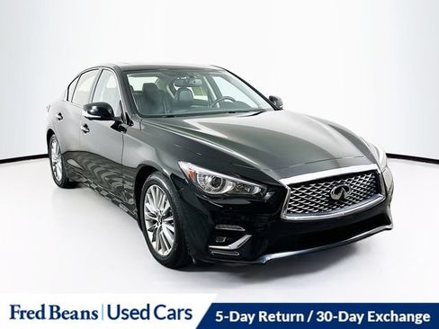 Used 2023 INFINITI Q50 Luxe w/ Cargo Package AWD/4WD image 1