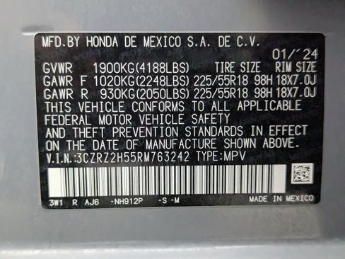 Used 2024 Honda HR-V Sport image 46