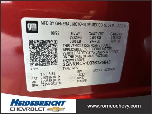 Used 2024 Chevrolet Blazer LT w/ Convenience Package FWD image 8
