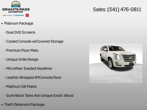 Certified 2018 Cadillac Escalade Platinum AWD/4WD image 19