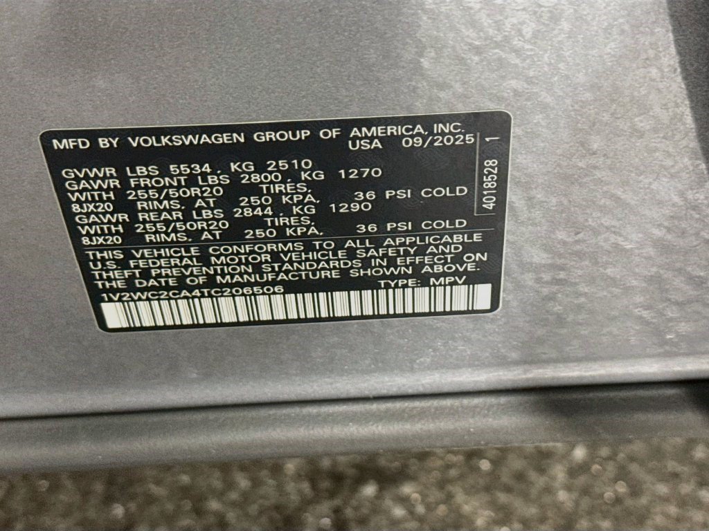 Used 2026 Volkswagen Atlas Cross Sport SE FWD image 39