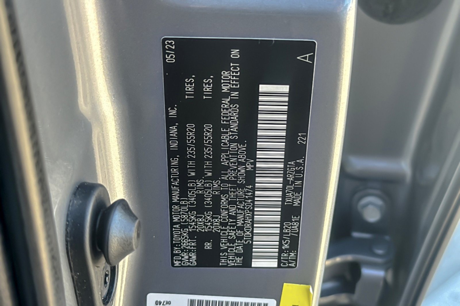 Used 2023 Toyota Highlander Limited FWD image 28