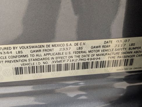 Used 2007 Volkswagen Jetta Wolfsburg Edition image 20