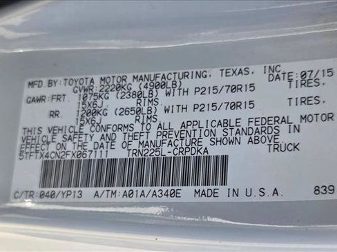 Used 2015 Toyota Tacoma 2WD Access Cab image 21
