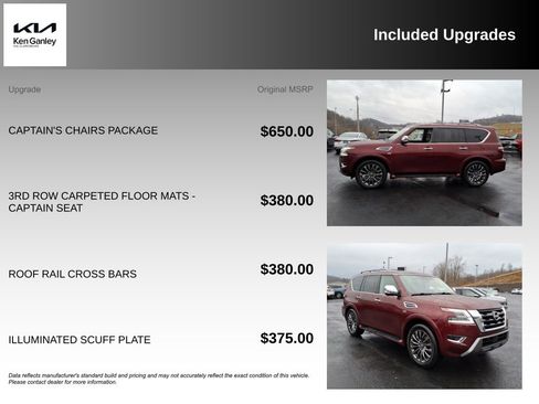 Used 2022 Nissan Armada Platinum w/ Captain's Chairs Package image 6