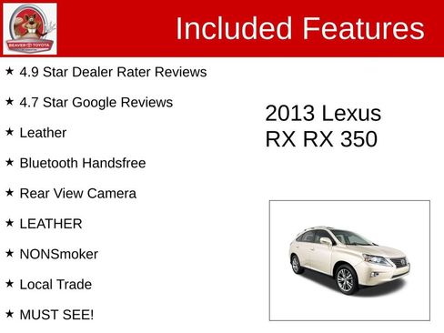 Used 2013 Lexus RX 350 FWD image 4