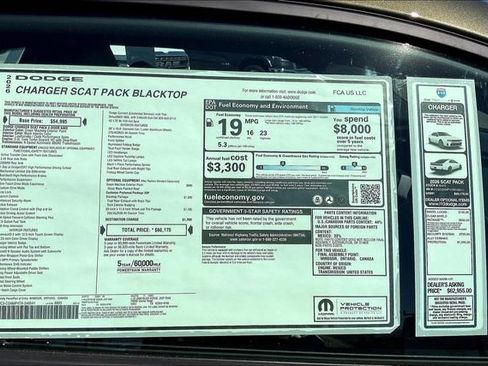 New 2026 Dodge Charger Scat Pack w/ Blacktop Package image 16
