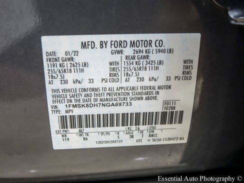 Used 2022 Ford Explorer XLT AWD/4WD image 37
