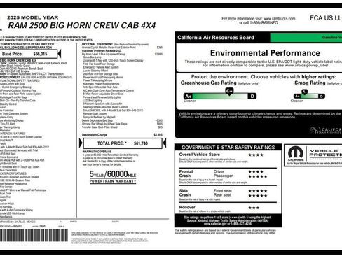 Used 2025 RAM 2500 Big Horn AWD/4WD image 2