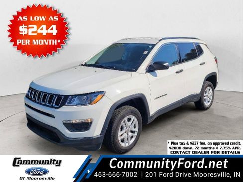 Used 2021 Jeep Compass Sport AWD/4WD image 1
