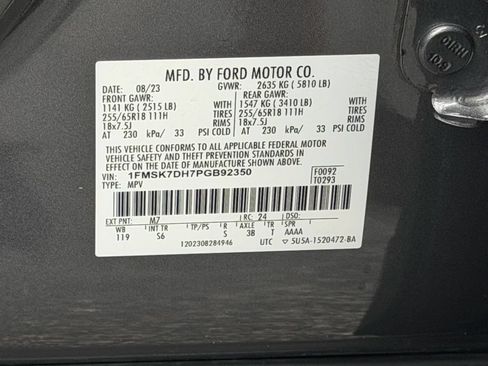 Used 2023 Ford Explorer XLT w/ Equipment Group 202A RWD image 20